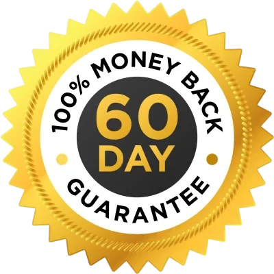 SodaPeak 60-day money-back guarantee seal